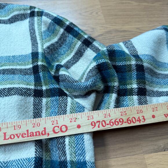 Men's Vintage 70's Matt Andrews Heavyweight Snap Wool Flannel Jacket Sz Medium - Picture 11 of 11